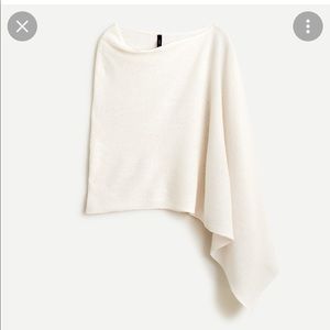 Jcrew cashmere blend poncho. New w/o tags.